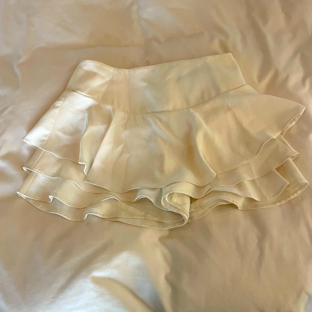 White Zara miniskirt
